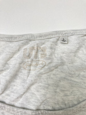 UNIQLO/ユニクロ/Tシャツ/カットソー/トップス/グレー/L
