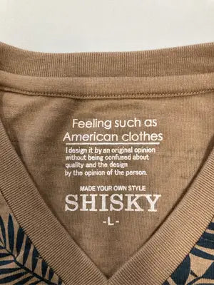 SHISKY/シスキー/Tシャツ/カットソー/トップス/ブラウン/L