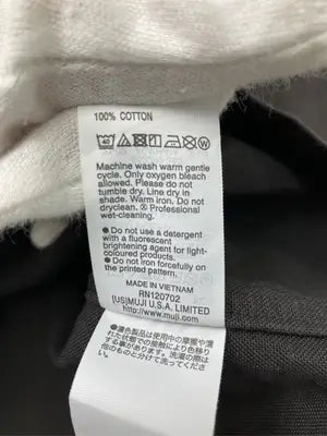 無印良品/ムジルシリョウヒン/シャツ/ブラウス/トップス/ブラック/XL