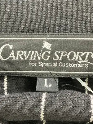 CARVING SPORTS/ポロシャツ/トップス/ブラック/L