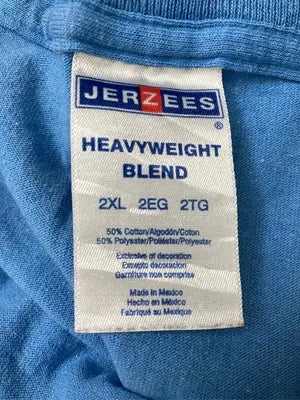 JERZEES/ジャージーズ/Tシャツ/カットソー/トップス/スカイブルー/2XL 2EG 2TG