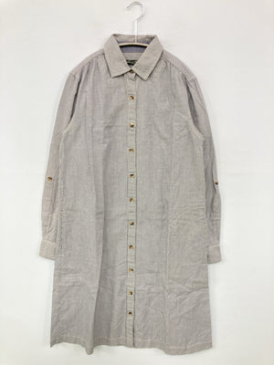 Eddie Bauer/エディーバウアー/シャツワンピース/ワンピース/ドレス/ネイビー/PS