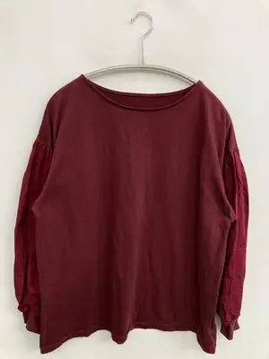 Tシャツ/カットソー/トップス/レッド/L