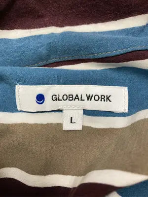 GLOBAL WORK/グローバルワーク/シャツ/ブラウス/トップス/ブラウン/L