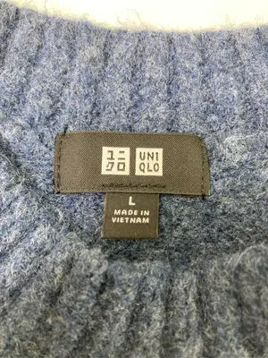UNIQLO/ユニクロ/ニット/セーター/トップス/ブルー/L