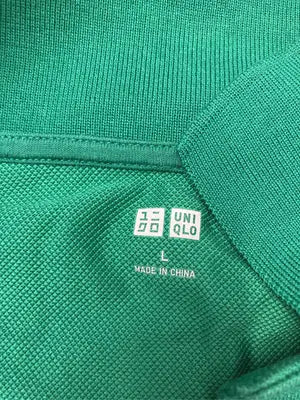 UNIQLO/ユニクロ/ポロシャツ/トップス/グリーン/L