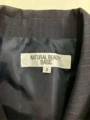 NATURAL BEAUTY BASIC/ナチュラルビューティーベーシック/セットアップ/ジャケット/アウター/ネイビー/S