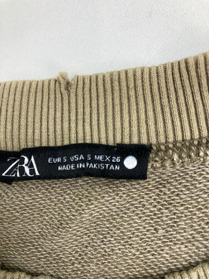 ZARA/ザラ/スウェット/トップス/ベージュ/EUR S/USA S/MEX 26