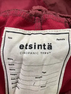 etsinta/エツシンタ/ジャージ/トラックパンツ/パンツ/レッド/S