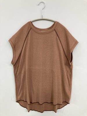 CLASSICAL ELF/クラシカルエルフ/ノースリーブ/トップス/ブラウン/M