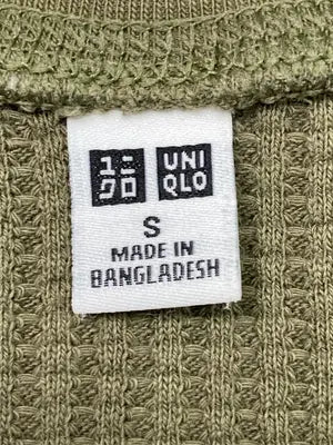 UNIQLO/ユニクロ/Tシャツ/カットソー/トップス/カーキ/S