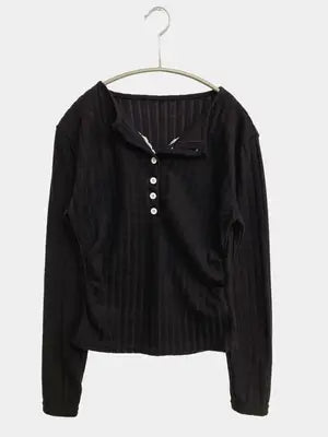 Achic/アシック/Tシャツ/カットソー/トップス/ブラック