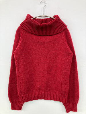 ニット/セーター/トップス/レッド/xs