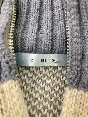 ems excite/エムズエキサイト/ニット/セーター/トップス/グレー/F