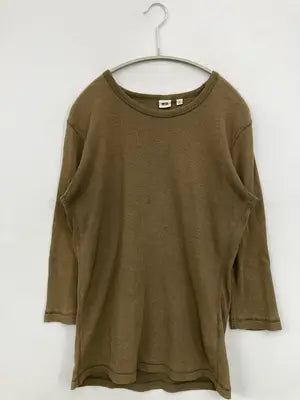 UNIQLO/ユニクロ/Tシャツ/カットソー/トップス/カーキ/M