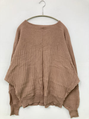 ITEMS/アイテムズ/ニット/セーター/トップス/ブラウン