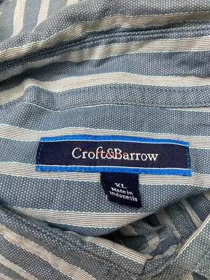 croft&barrow/クラフトアンドバロー/シャツ/ブラウス/トップス/スカイブルー/XL