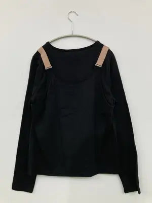 AGAWD/Tシャツ/カットソー/トップス/ブラック/F