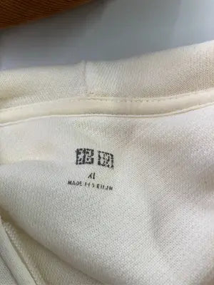 UNIQLO/ユニクロ/パーカー/トップス/アイボリー/XL