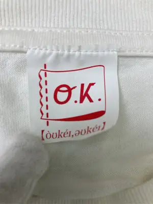 O.K./Tシャツ/カットソー/トップス/ホワイト/L
