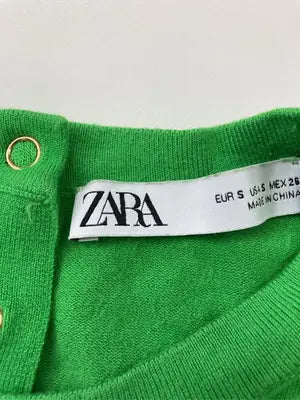 ZARA/ザラ/タンクトップ/トップス/ライトグリーン/S