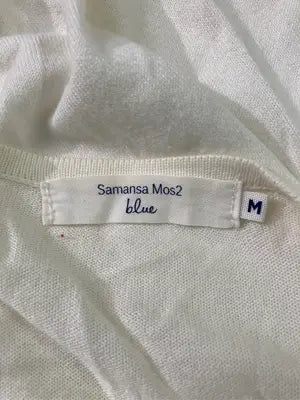 Samansa Mos2 blue/サマンサモスモスブルー/カーディガン/ボレロ/トップス/アイボリー/M
