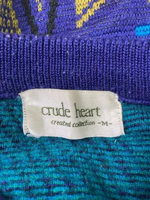 crude heart/ニット/セーター/トップス/ネイビー/M