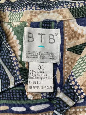 BTB/シャツ/ブラウス/トップス/ベージュ/L