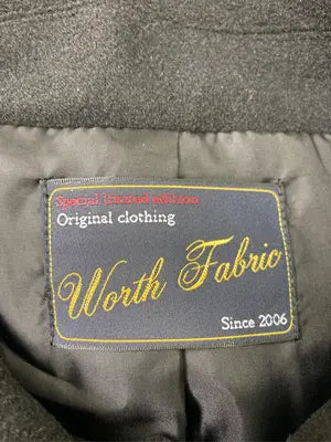 Worth Fabric/ステンカラーコート/ジャケット/アウター/ブラック/M