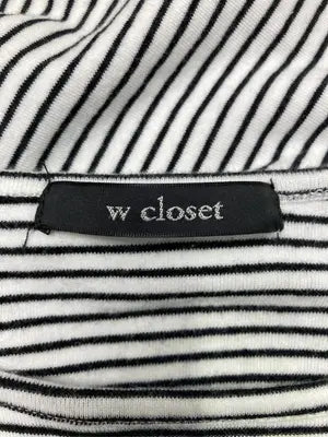 w closet/ダブルクローゼット/ワンピース/ワンピース/ドレス/ブラック/F