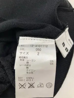 PLST/プラステ/Tシャツ/カットソー/トップス/ブラック/２