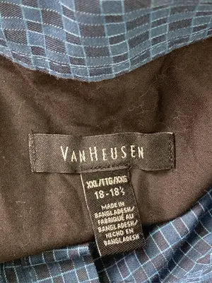 VAN HEUSEN/ヴァンヒューゼン/シャツ/ブラウス/トップス/ブルー/XXL