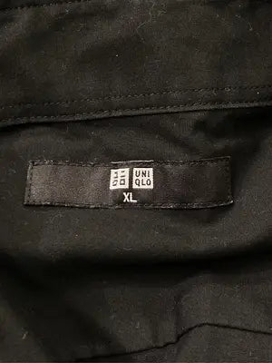 UNIQLO/ユニクロ/シャツ/ブラウス/トップス/ブラック/XL