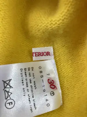 DRESSTERIOR/ドレステリア/ニット/セーター/トップス/イエロー/36