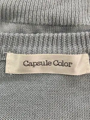 Capsule Color/ニット/セーター/トップス/スカイブルー/L