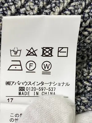 qualite/タンクトップ/トップス/ネイビー/F