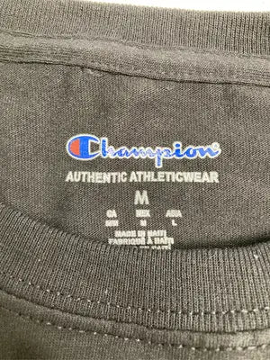 Champion/チャンピオン/Tシャツ/カットソー/トップス/ブラック/ASIA L