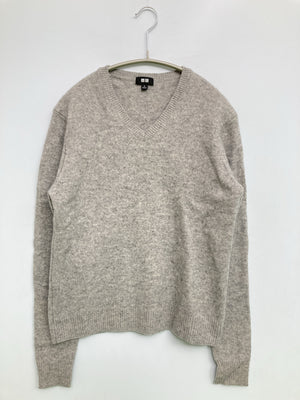 UNIQLO/ユニクロ/ニット/セーター/トップス/グレー/M
