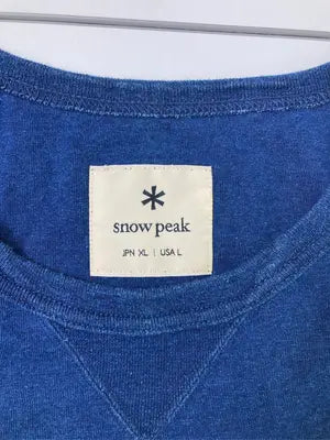 snow peak/スノーピーク/Tシャツ/カットソー/トップス/ブルー/XL