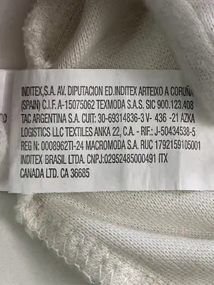 ZARA/ザラ/Tシャツ/カットソー/トップス/ホワイト/USA M
