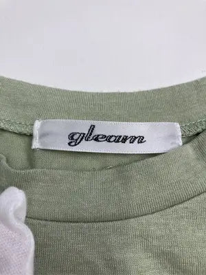 gleam/グリーム/Tシャツ/カットソー/トップス/カーキ/M