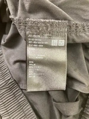 UNIQLO/ユニクロ/カーゴパンツ/パンツ/ブラック/S  ウエスト60-66cm  ヒップ85-91cm