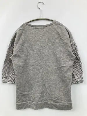 Rerek/Tシャツ/カットソー/トップス/グレー/160