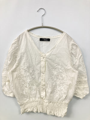 Hudson honey/ハドソンハニー/シャツ/ブラウス/トップス/ホワイト/M