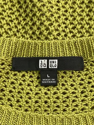 UNIQLO/ユニクロ/ニット/セーター/トップス/グリーン/L