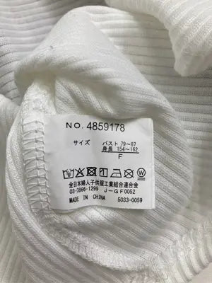 GORGE/ジョージ/Tシャツ/カットソー/トップス/ホワイト/F  バスト79～87 身長154～162