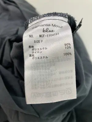 Samansa Mos2 blue/サマンサモスモスブルー/ワンピース/ワンピース/ドレス/グレー/F