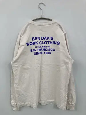 BEN DAVIS/ベンデイビス/Tシャツ/カットソー/トップス/ホワイト/L