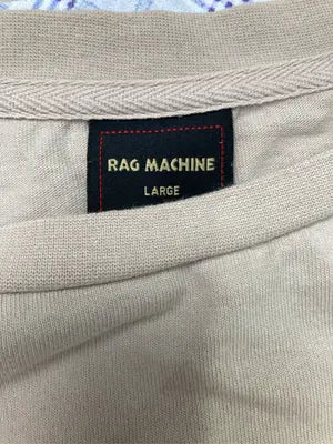 RAG MACHINE/ラグマシーン/Tシャツ/カットソー/トップス/ベージュ/LARGE