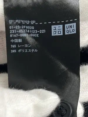 UNIQLO/ユニクロ/シャツ/ブラウス/トップス/ブラック/M